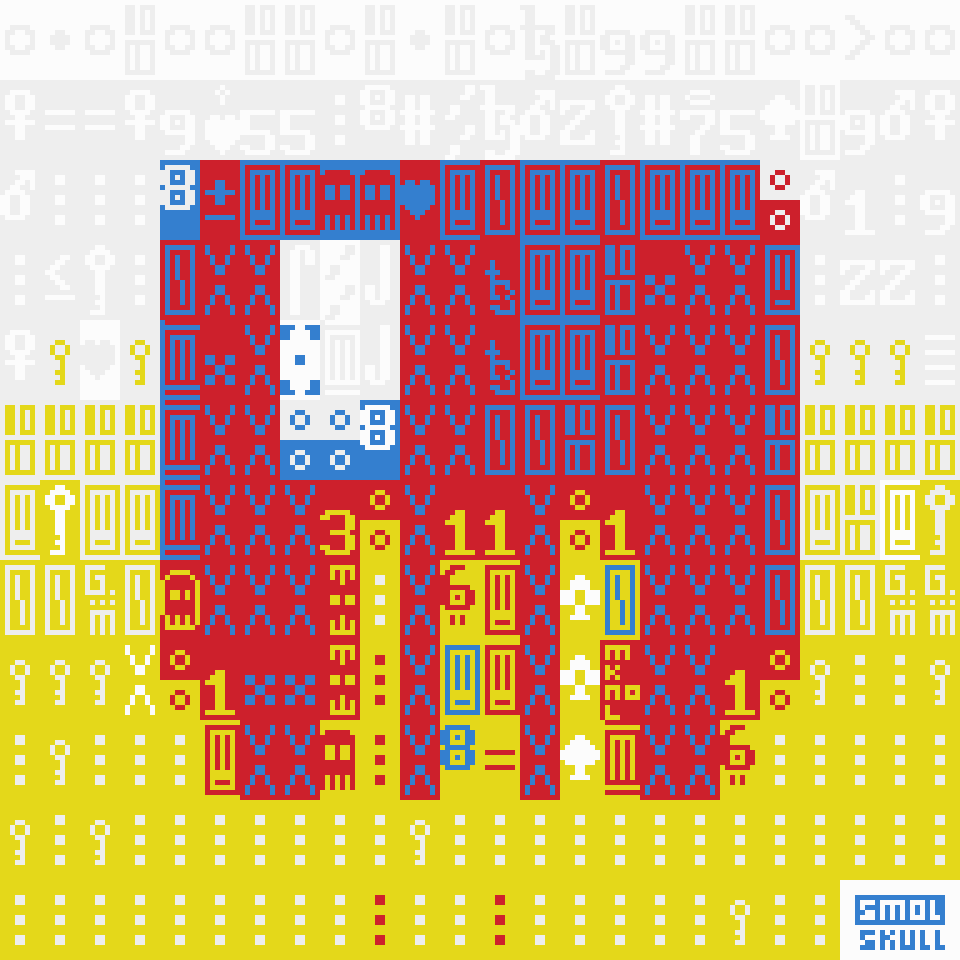 ASCII-SMOLSKULL #128