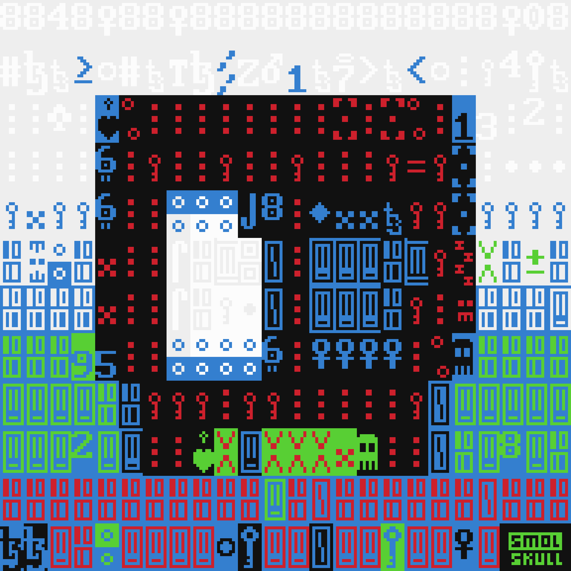 ASCII-SMOLSKULL #25